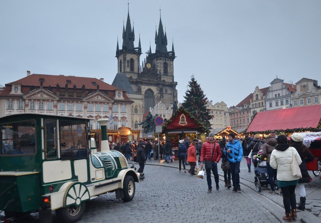 Vánoční trhy na Staroměstském náměstí v Praze 2014