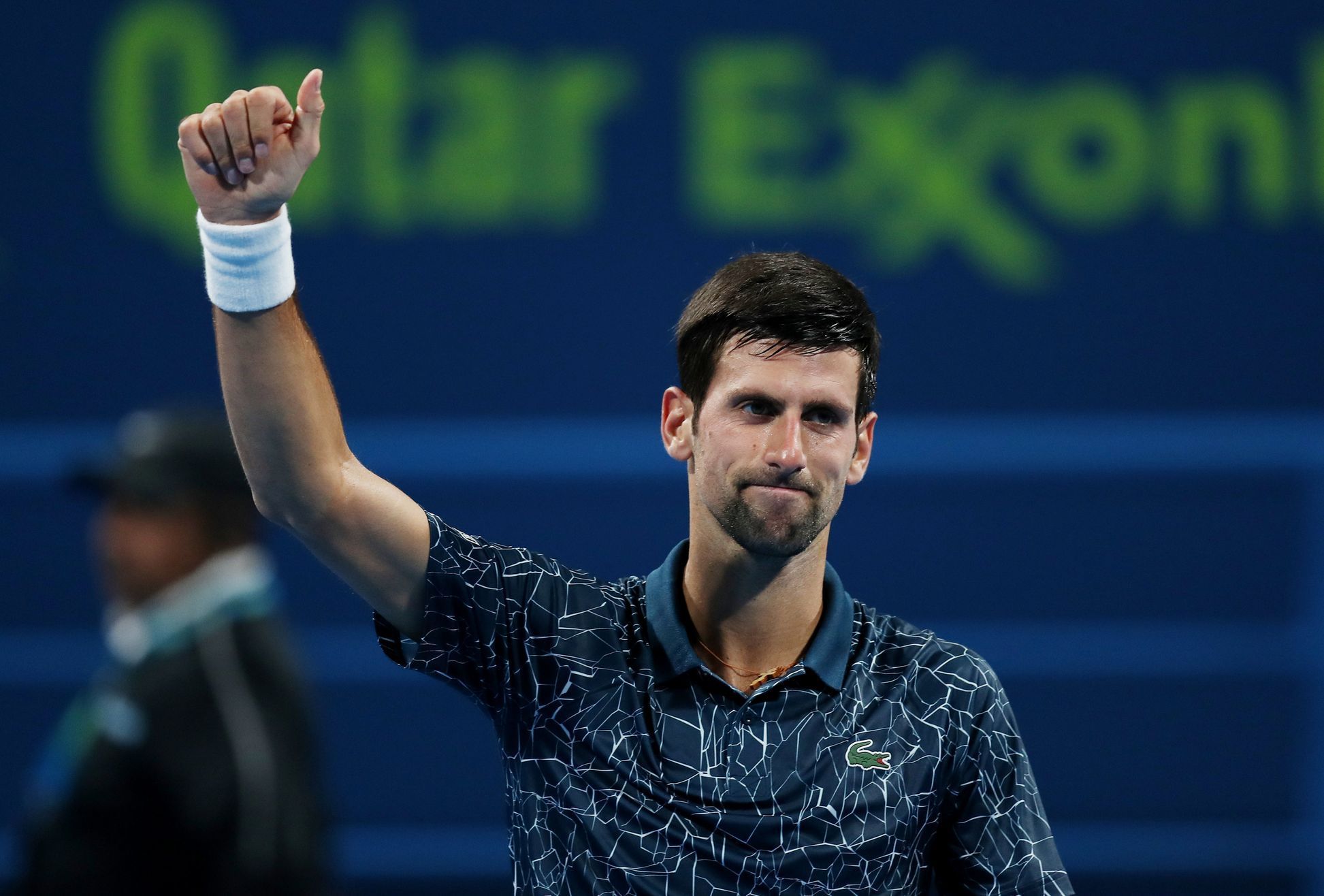 Qatar Open 2019, Dauhá: Novak Djokovič v zápase proti Damiru Džumhurovi