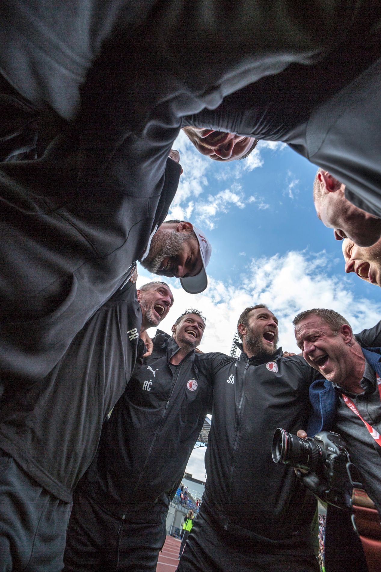 Slávisté slaví titul po 4. kole nadstavby Fortuna:Ligy Baník - Slavia