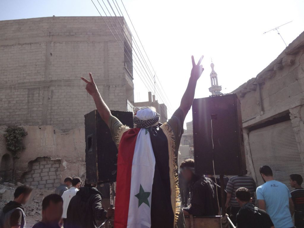 Sýrie demonstrace