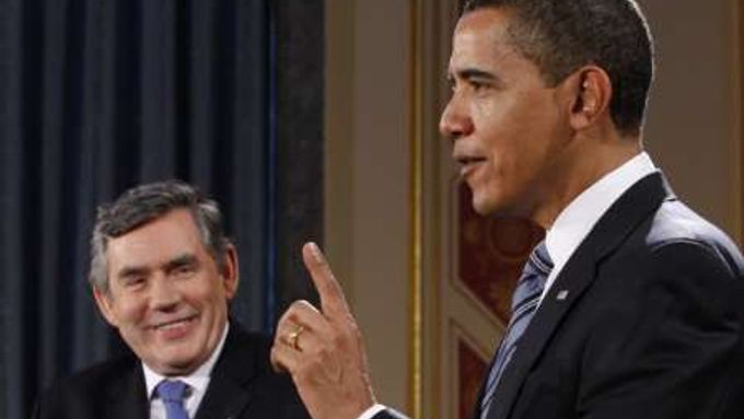 Obama a Brown vyzvali svět ke společné a rychlé akci