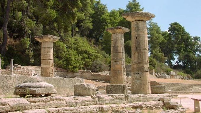 Olympie patří k nejvýznačnějším antickým památkám v Řecku