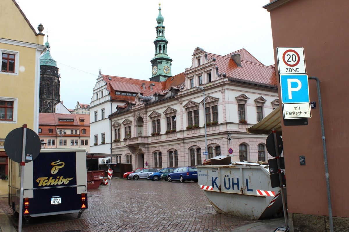 Pirna měsíc po povodni