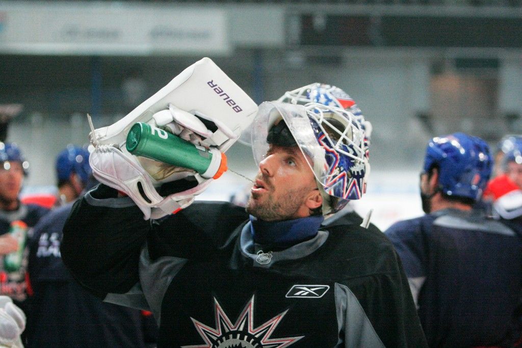 Trénink NY Rangers na Spartě