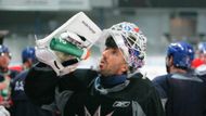 Hnerik Lundqvist, švédská hvězda v brance Rangers.