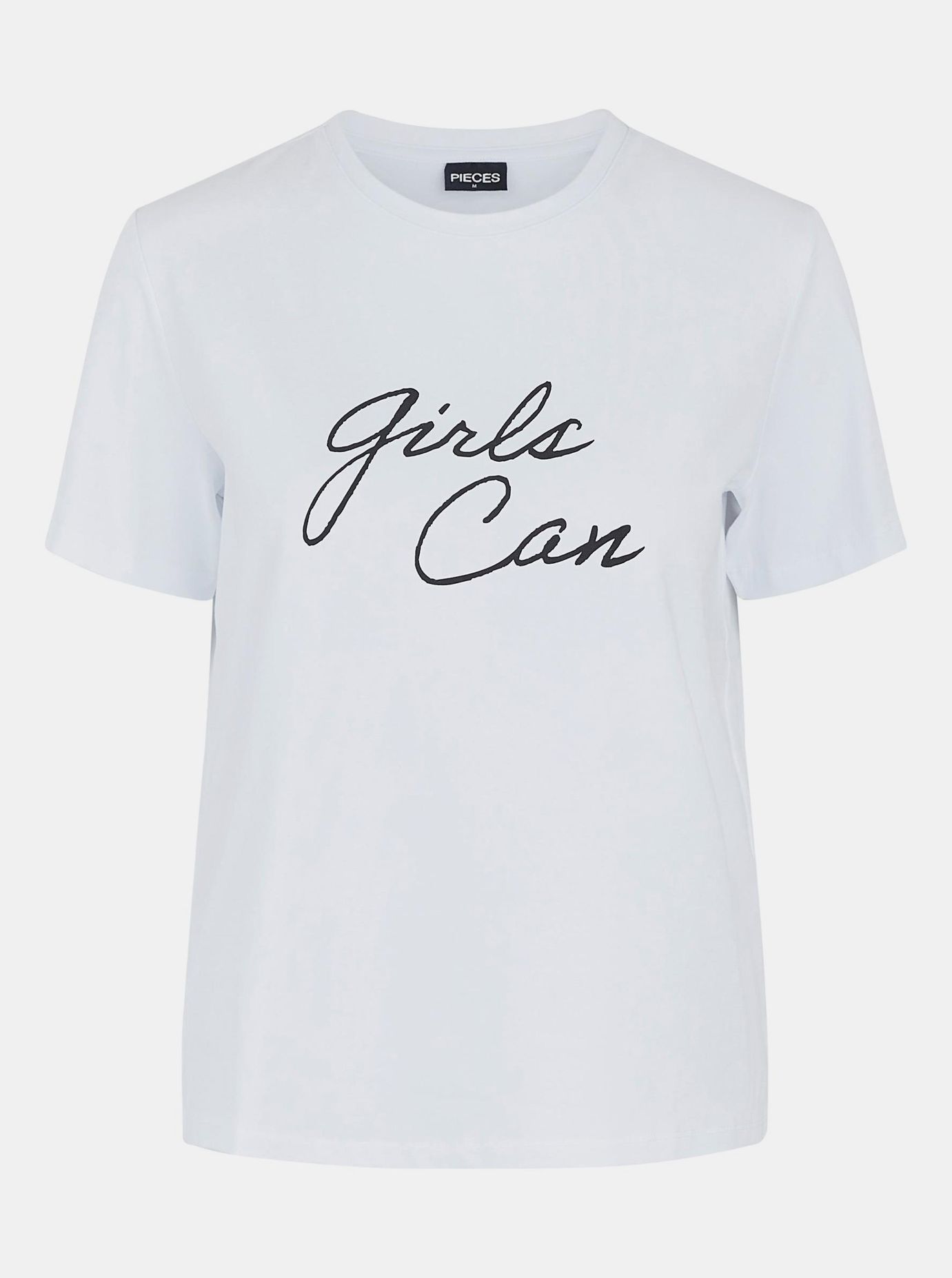 Bílé tričko s potiskem Pieces