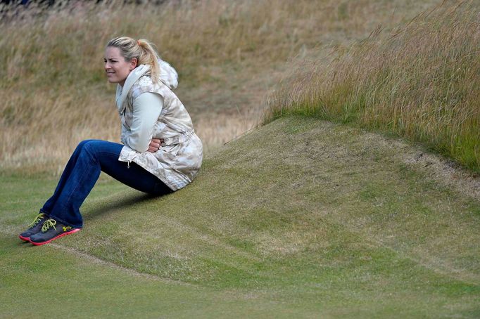 Lindsey Vonnová na British Open 2013