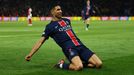 Achraf Hakimi slaví gól v odvetě semifinále LM PSG - Arsenal