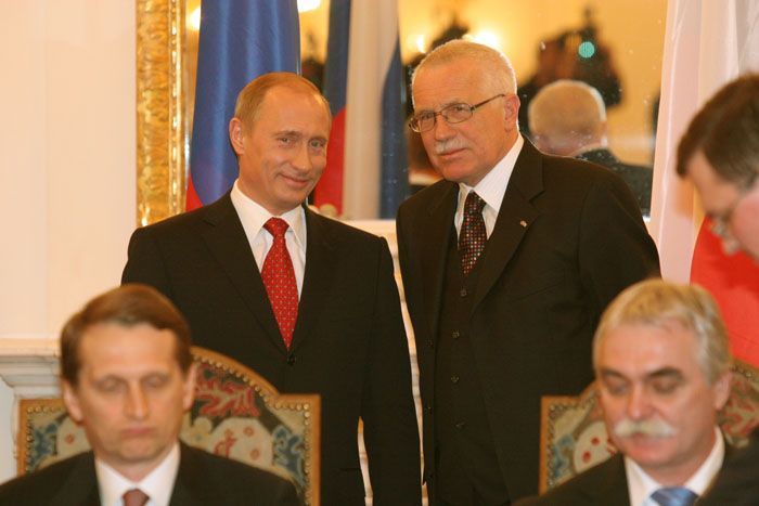 Vladimír Putin v Praze