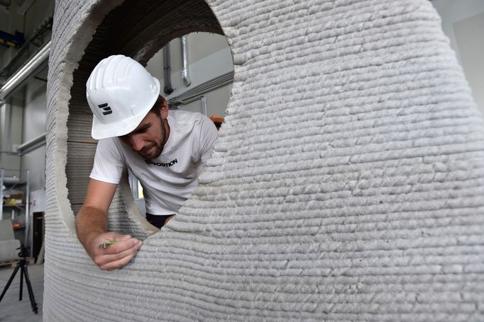 3D tisk parkourového hřiště z betonu