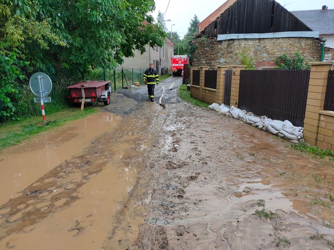 Bouřka v Olomouckém kraji z 14. 8. 2020