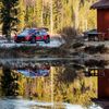 Thierry Neuville v Hyundai na trati Švédské rallye 2020