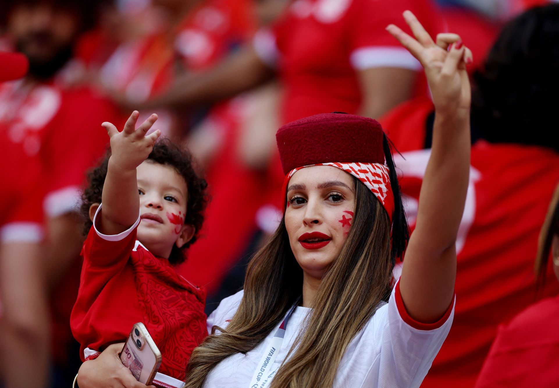 Fanynka Tuniska na MS 2022