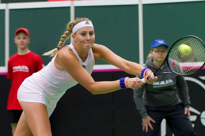 Fed Cup, ČR-Francie: Kristina Mladenovicová