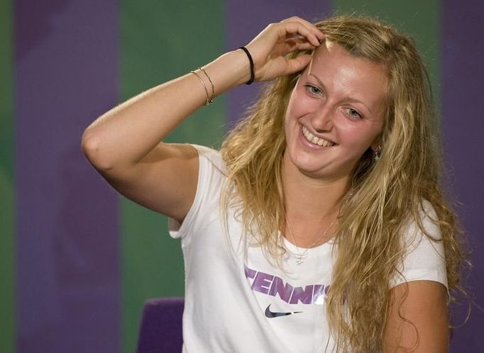 Petra Kvitová ve Wimbledonu 2011. Tady dosáhla zatím svůj největší úspěch v kariéře