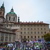 Stávka odborů, protest, demonstrace, pochod
