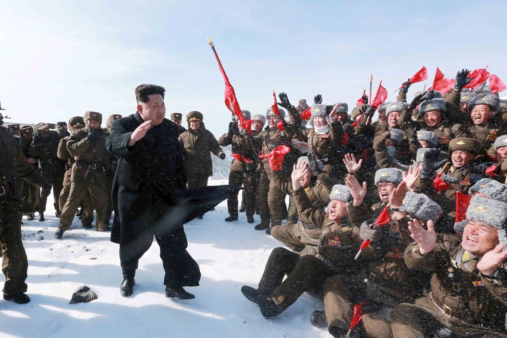 Kim Čong-un pokořil nejvyšší horu Severní Koreje