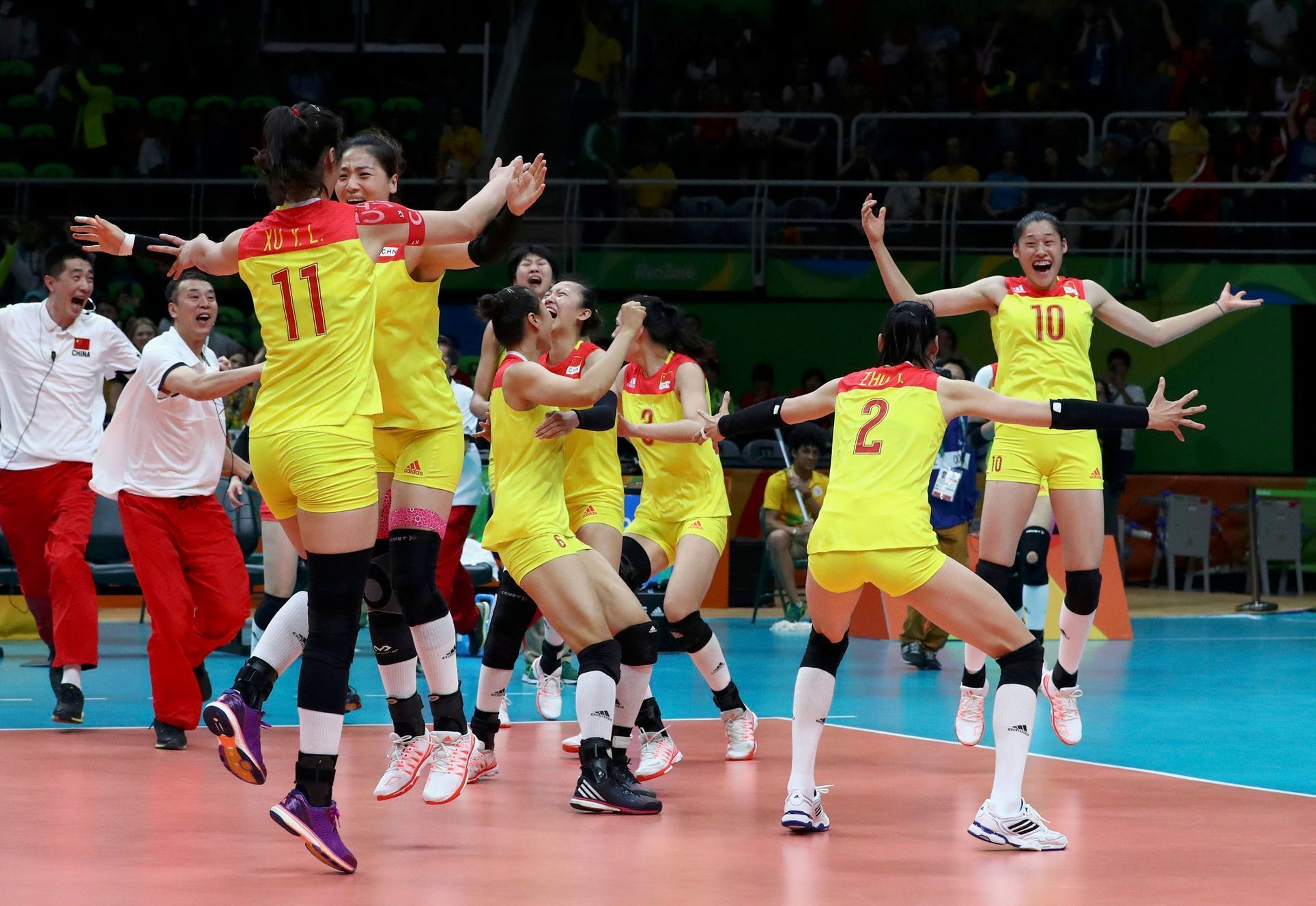 OH Rio 2016: Čínské volejbalistky slaví olympijské zlato