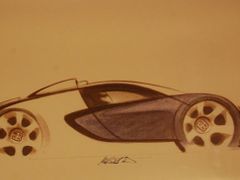 Bugatti Veyron, za jehož design byl zodpovědný, kreslil Jozef Kabaň už mnohokrát