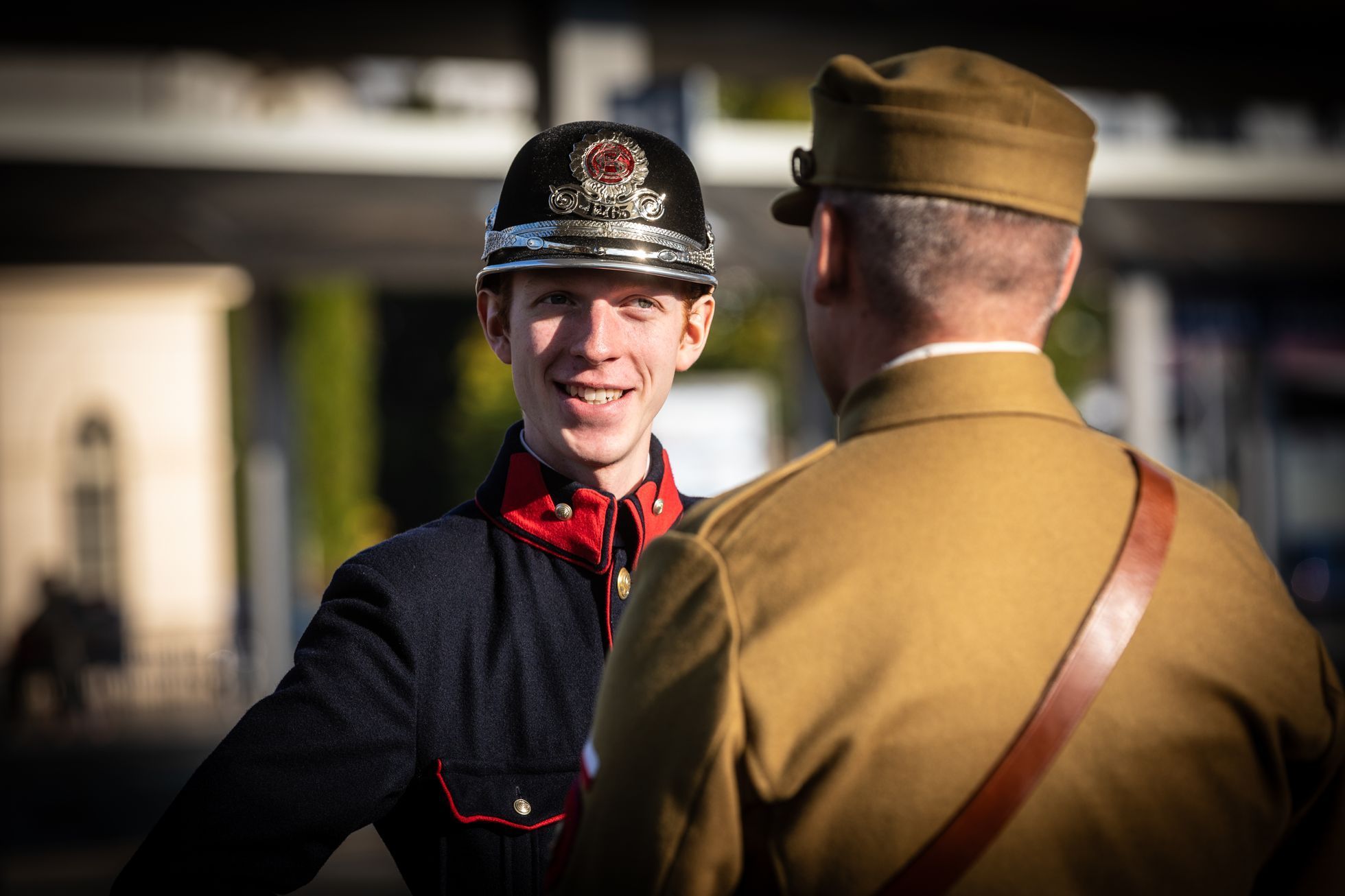 Vlak nazvaný Konečně doma, kterým si Československá obec legionářská připomněla 105. výročí návratu legionářů z Ruska (7. 11. 2025)