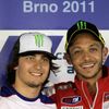 Velká cena Brna: Valentino Rossi a Karel Abraham