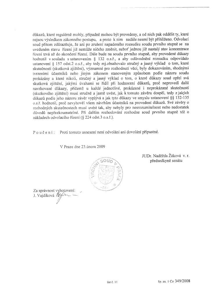 Usnesení Vrchního soudu v Praze v kauze justiční mafie, strana 11