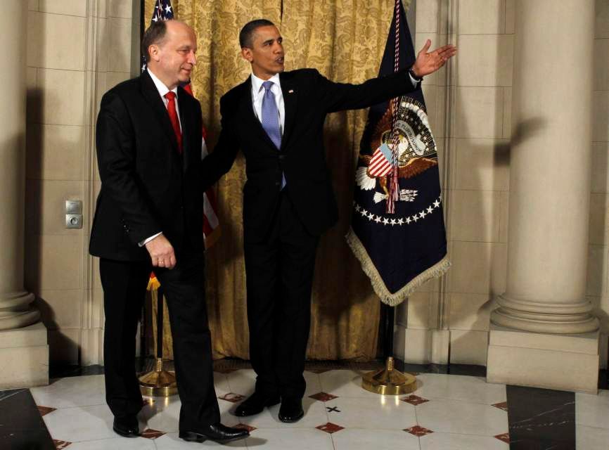 Barack Obama opět v Praze