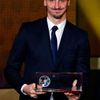 Zlatan Ibrahimovič při vyhlašování ankety Zlatý míč