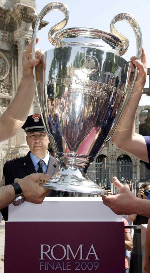 Liga mistrů - Trofej v Římě