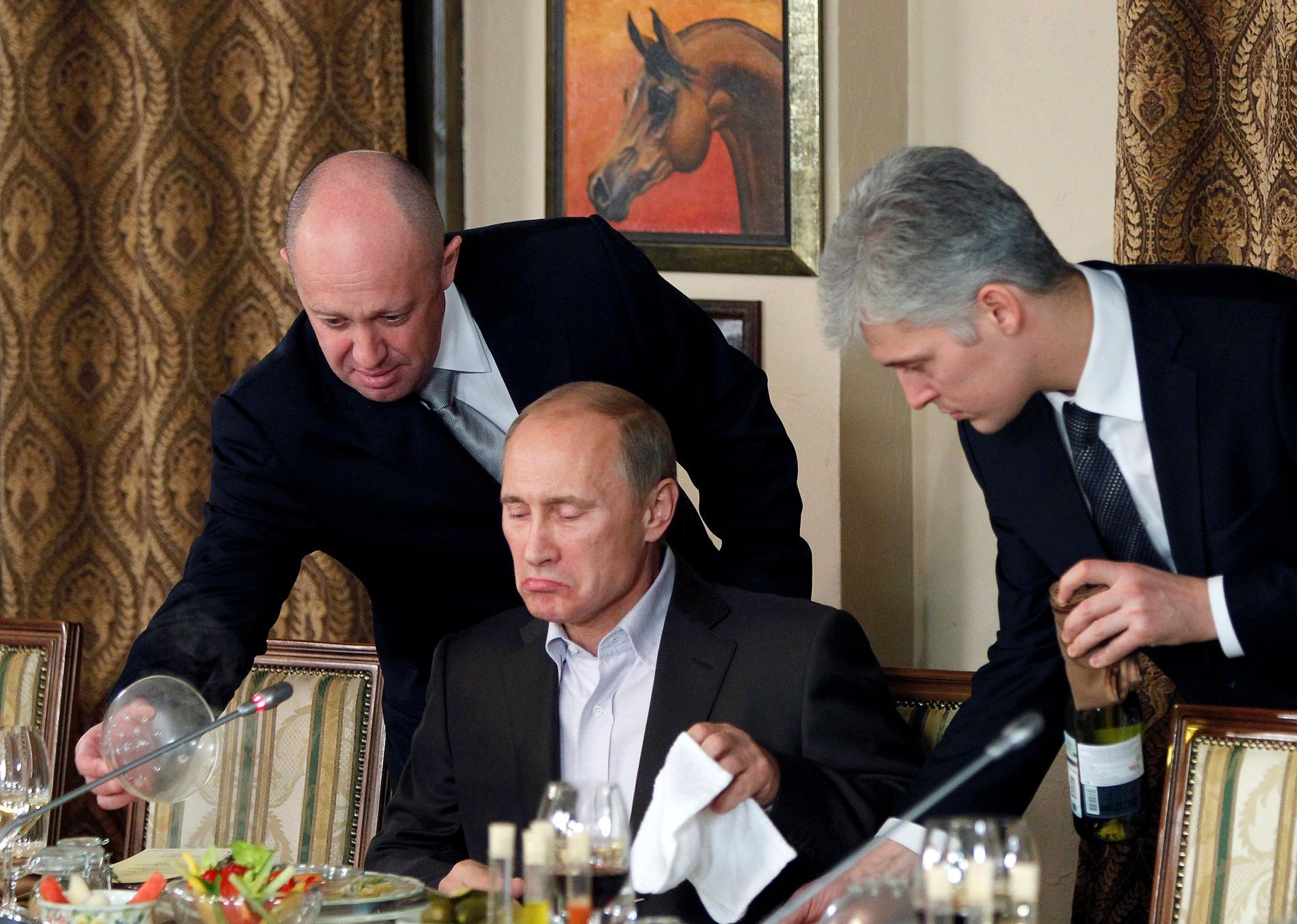 Jevgenij Prigožin a Vladimír Putin
