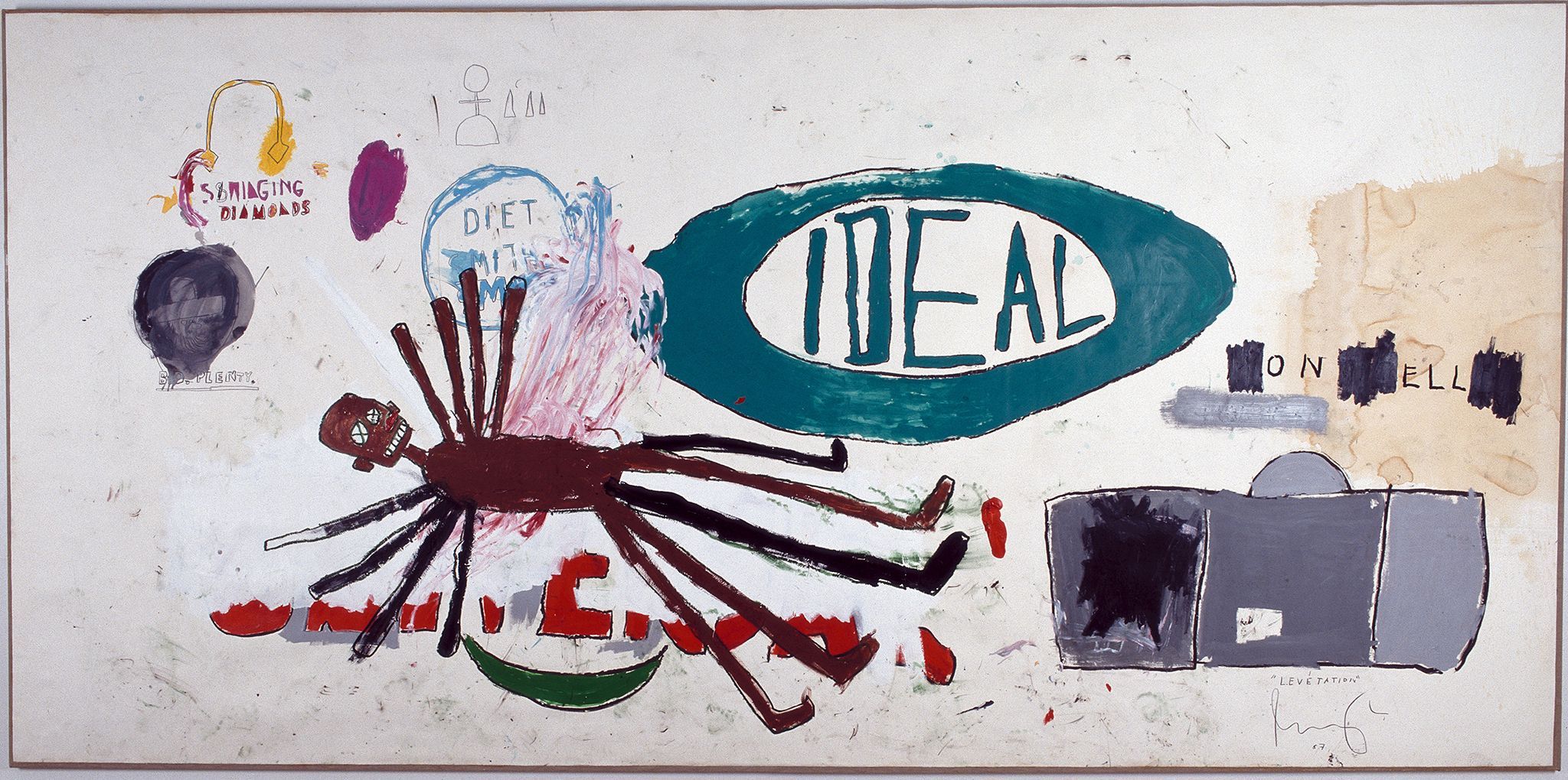 Jean-Michel Basquiat: Levétation, 1987