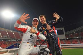 FOTO Mistry mistrů jsou pošesté Schumacher a Vettel