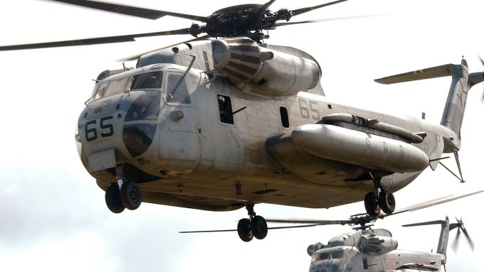Sikorsky CH-53 Sea Stallion. Ilustrační foto.