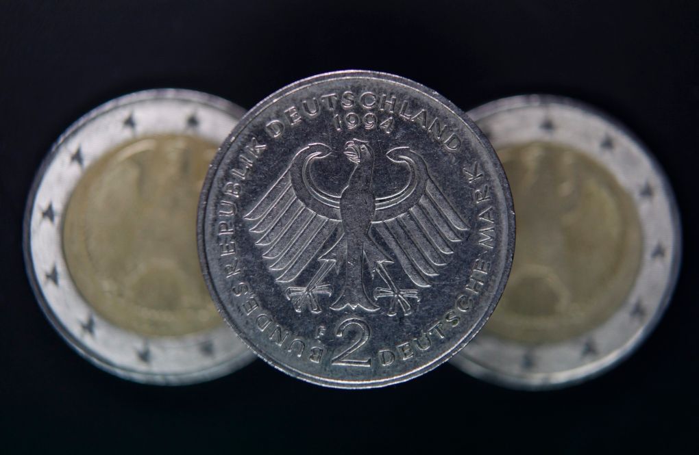 Euro eurozóna krize marka Německo