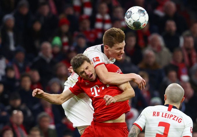 Thomas Müller v dresu Bayernu.