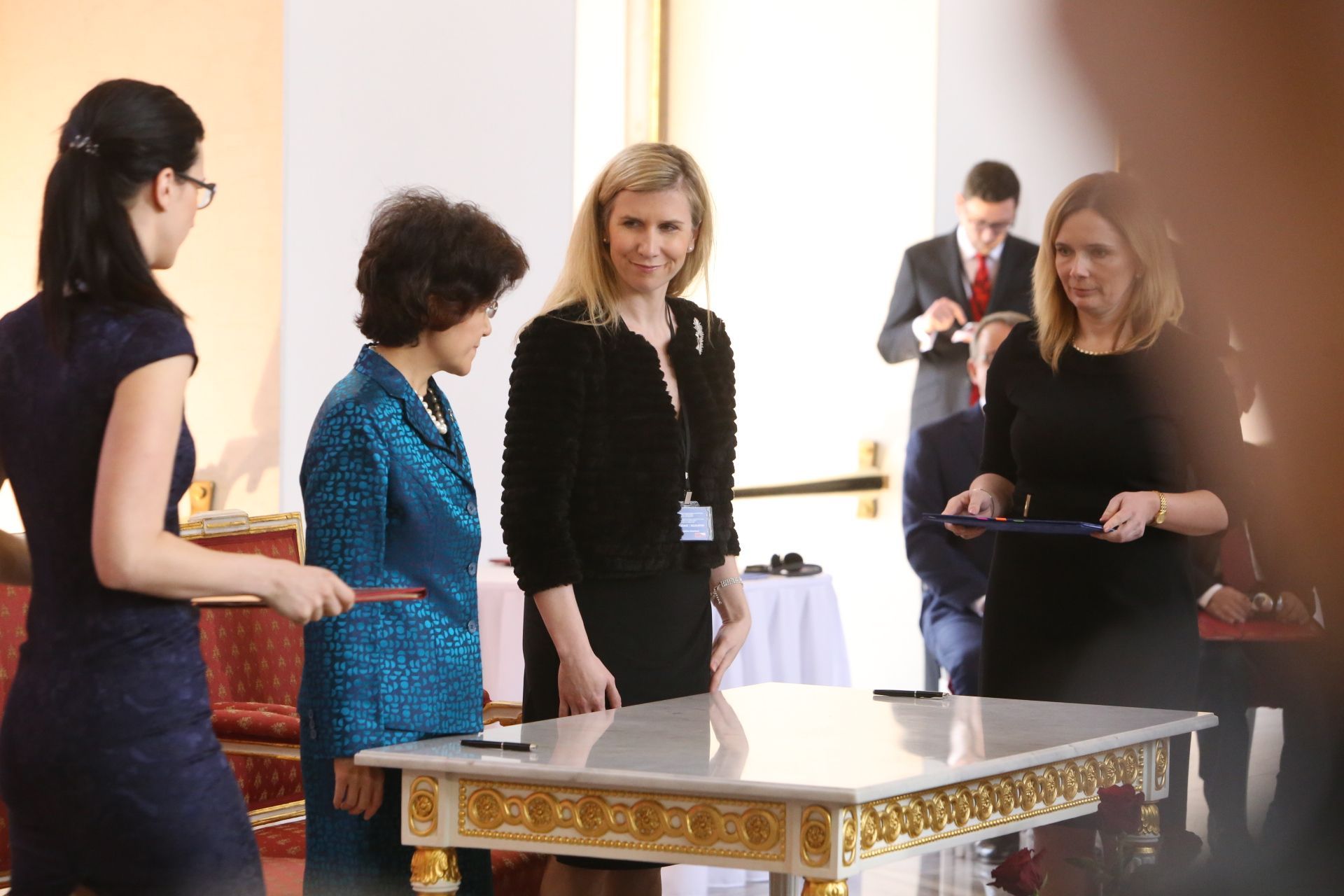 Čínský prezident v Praze - Valachová