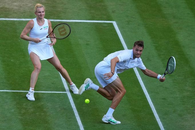 Kateřina Siniaková a Sem Verbeek, Wimbledon 2025
