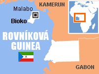 Mapa - Rovníková Guinea