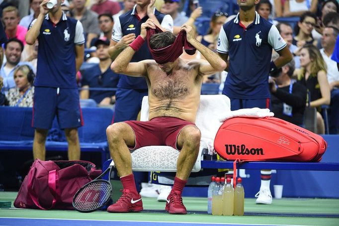 US Open 2018, vedro (Roger Federer)