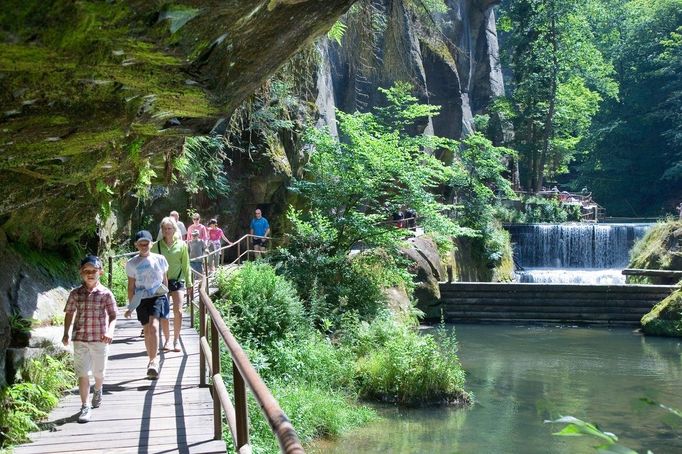 Edmundova soutěska, Národní park České Švýcarsko