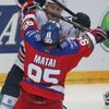 Finále KHL, Lev-Magnitogorsk: Jakub Matai (95) - Sergej Těreščenko (52)