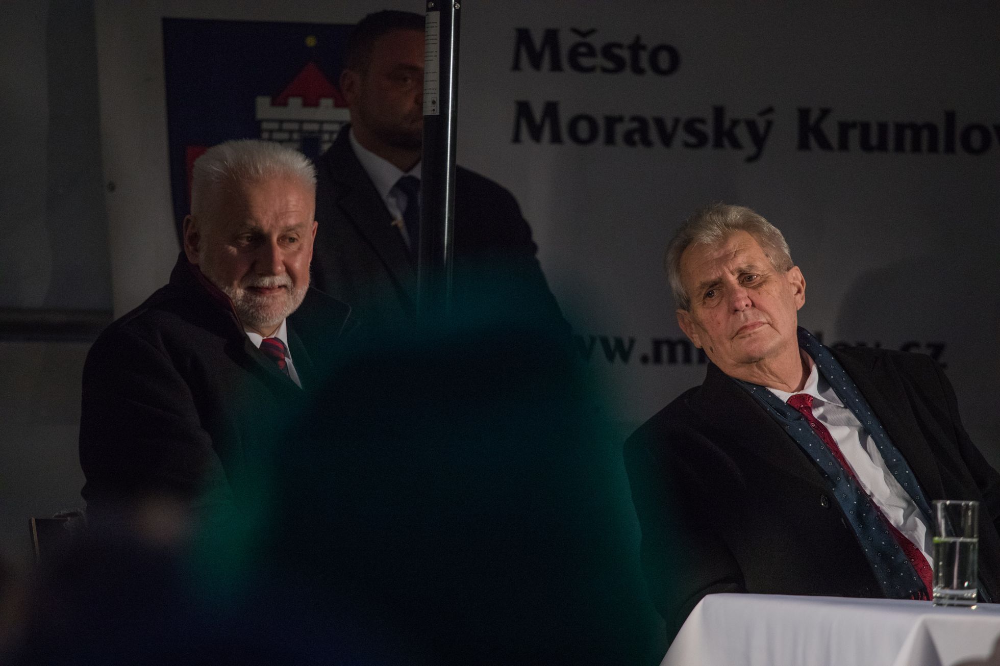 Miloš Zeman při návštěvě v Jihomoravském kraji