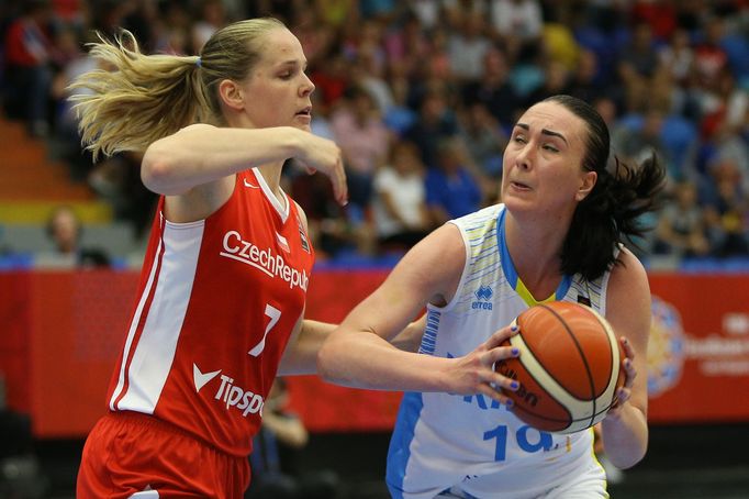 ME v basketbalu: Česko - Ukrajina: Alena Hanušová