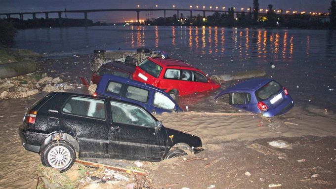 Záplavy ve Varně.