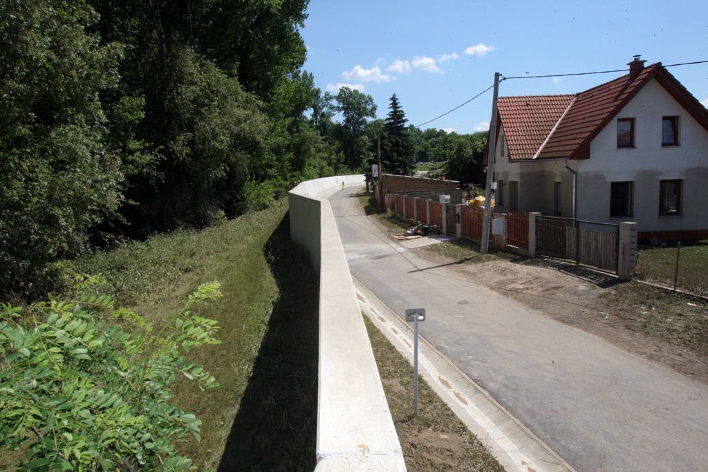 Hořín po povodních