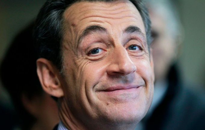 Francouzský prezident Nicolas Sarkozy při návštěvě Bordeaux, listopad 2011.