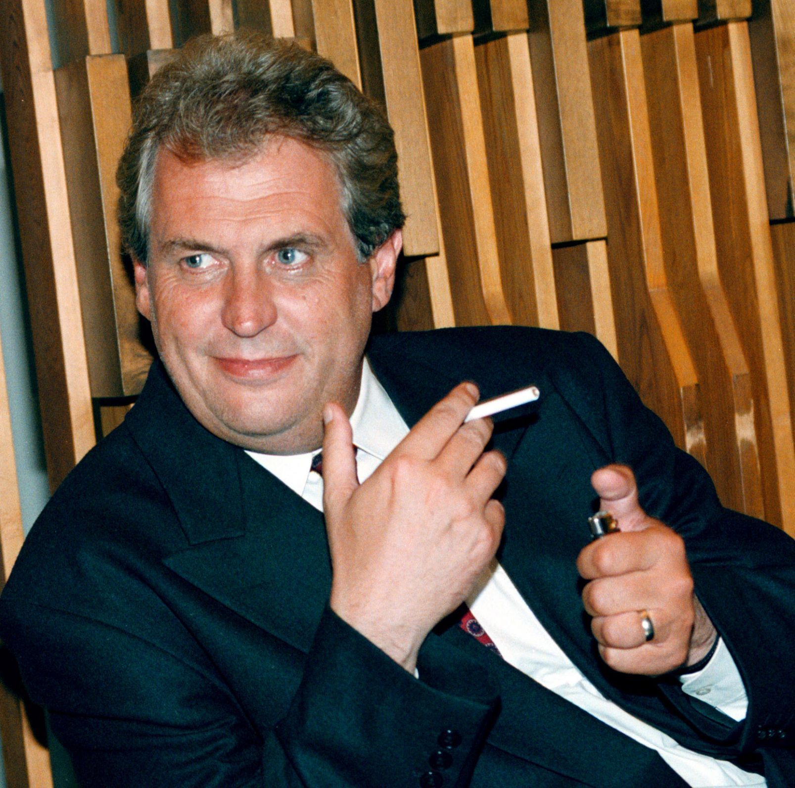 Miloš Zeman v roce 1996