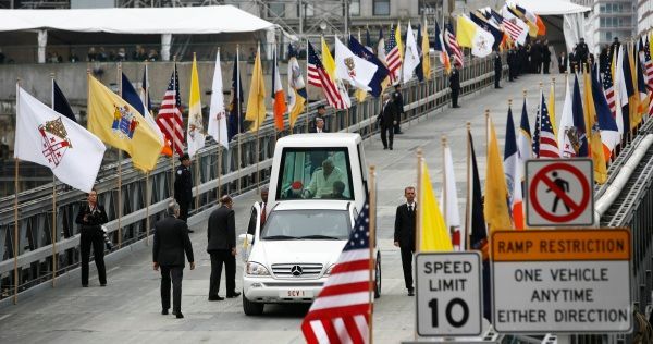 Papež na Ground Zero