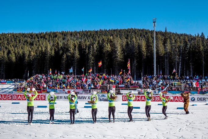 Sprint žen SP v Pokljuce 2018.