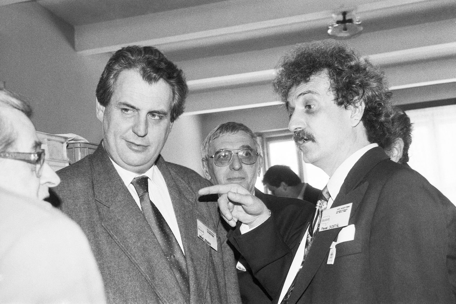 Miloš Zeman na sjezdu ČSSD 1993